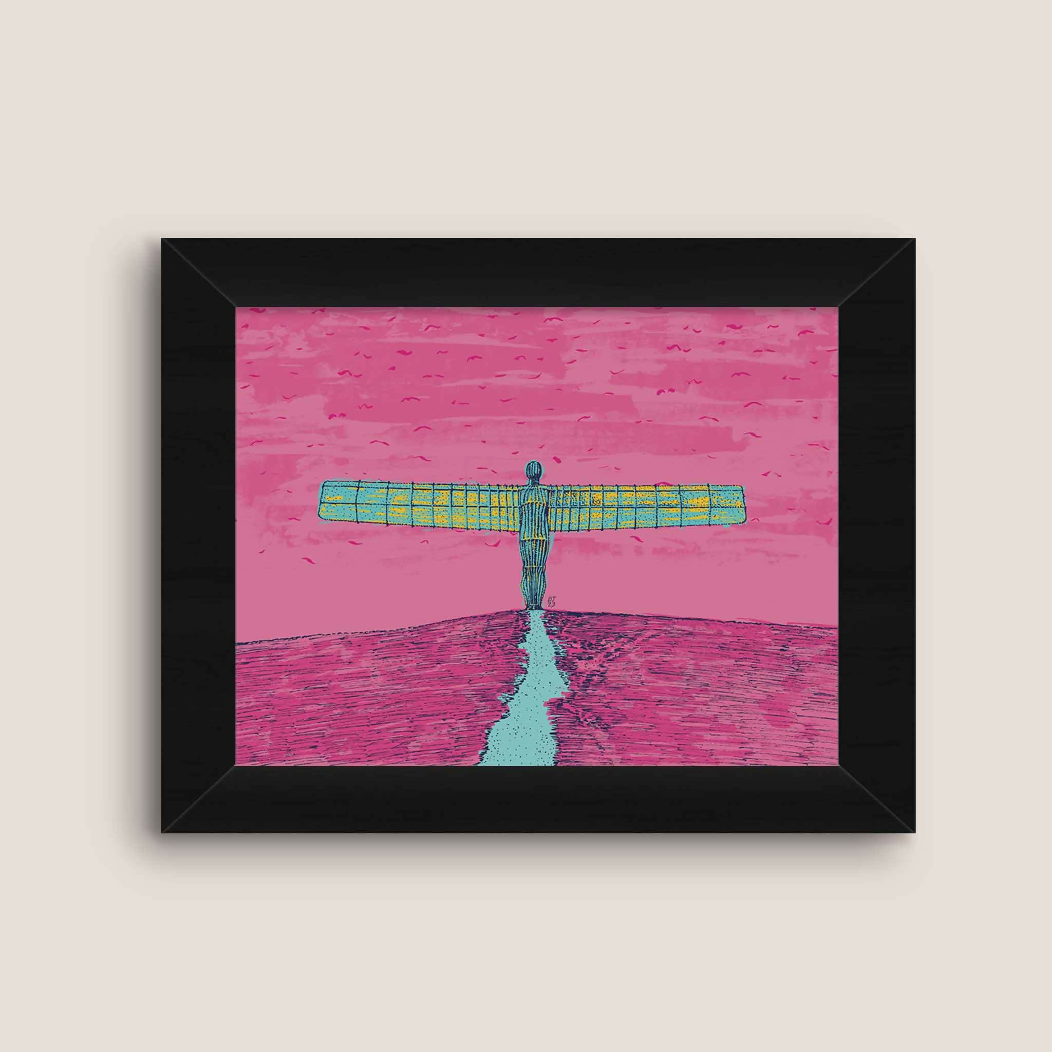 Angel of the North Art Print – Northern Landmark Wall Art