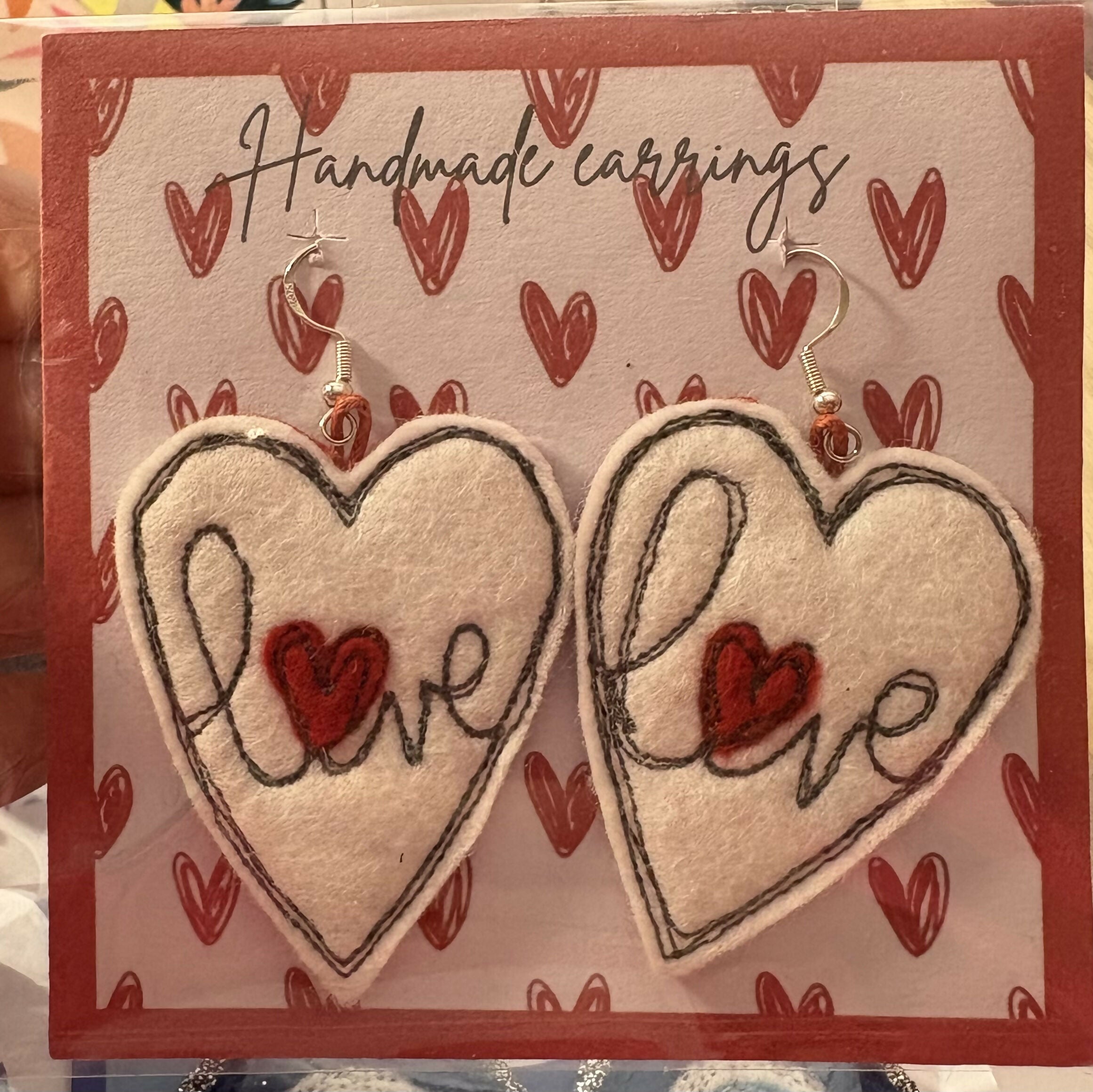 Handmade Textile Earrings