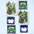 Foil Stickers Stamp Set of 6