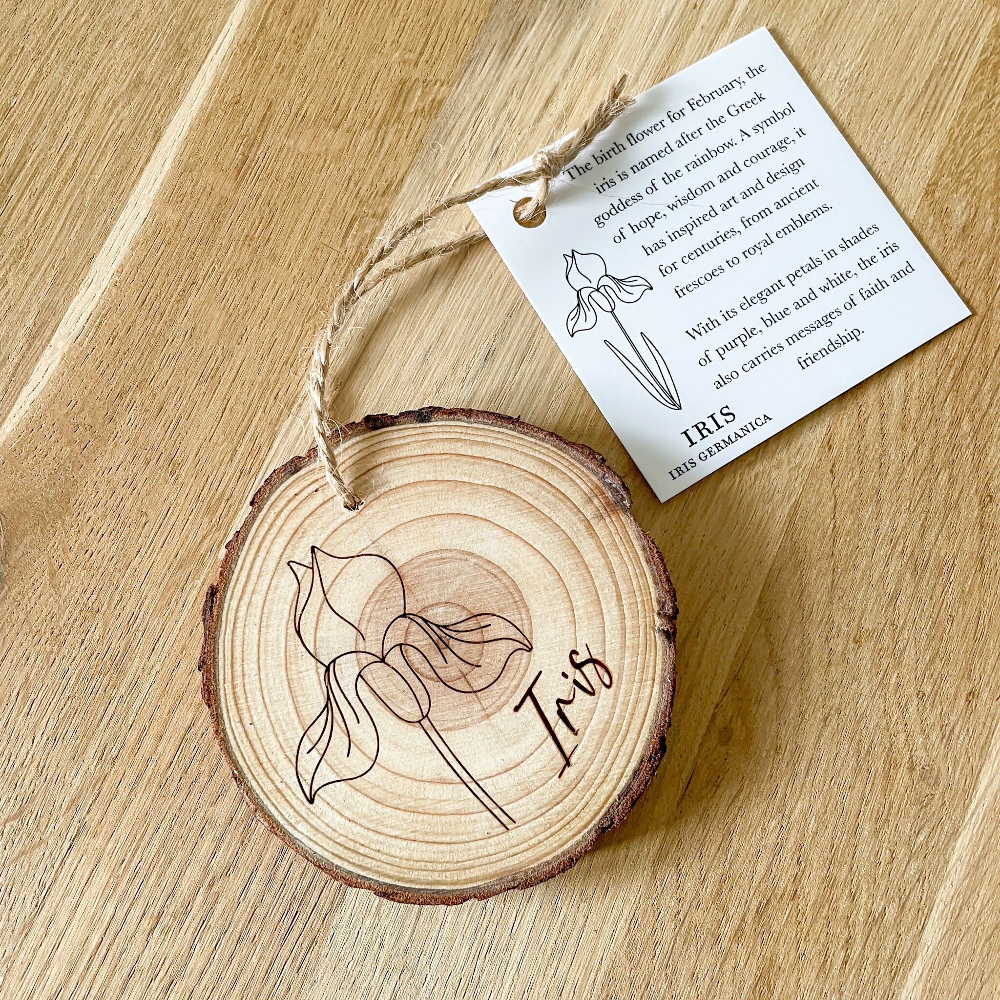 Birth Flower Hanging Decorations