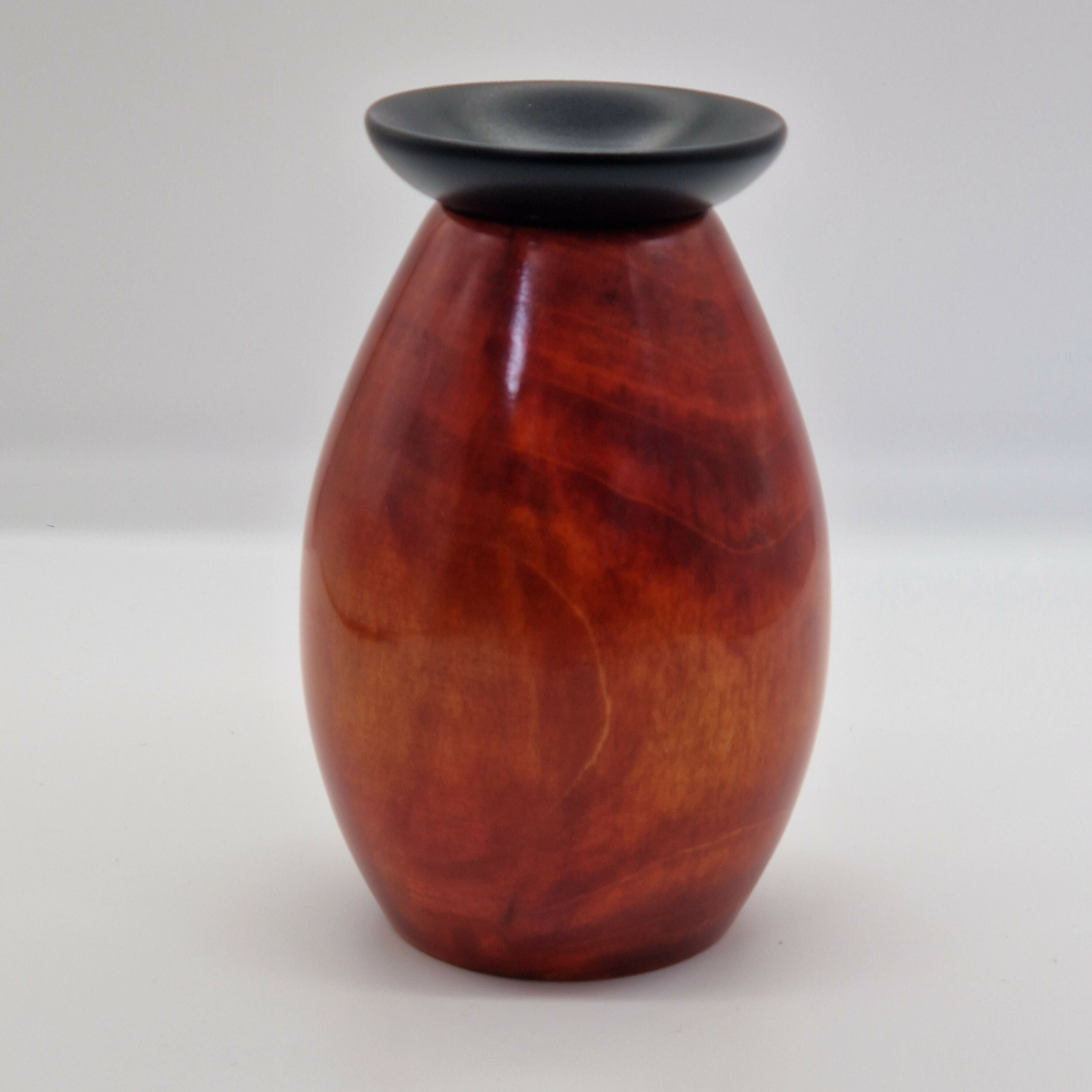 Hand Turned Coloured Hollow Form made from Sycamore Wood