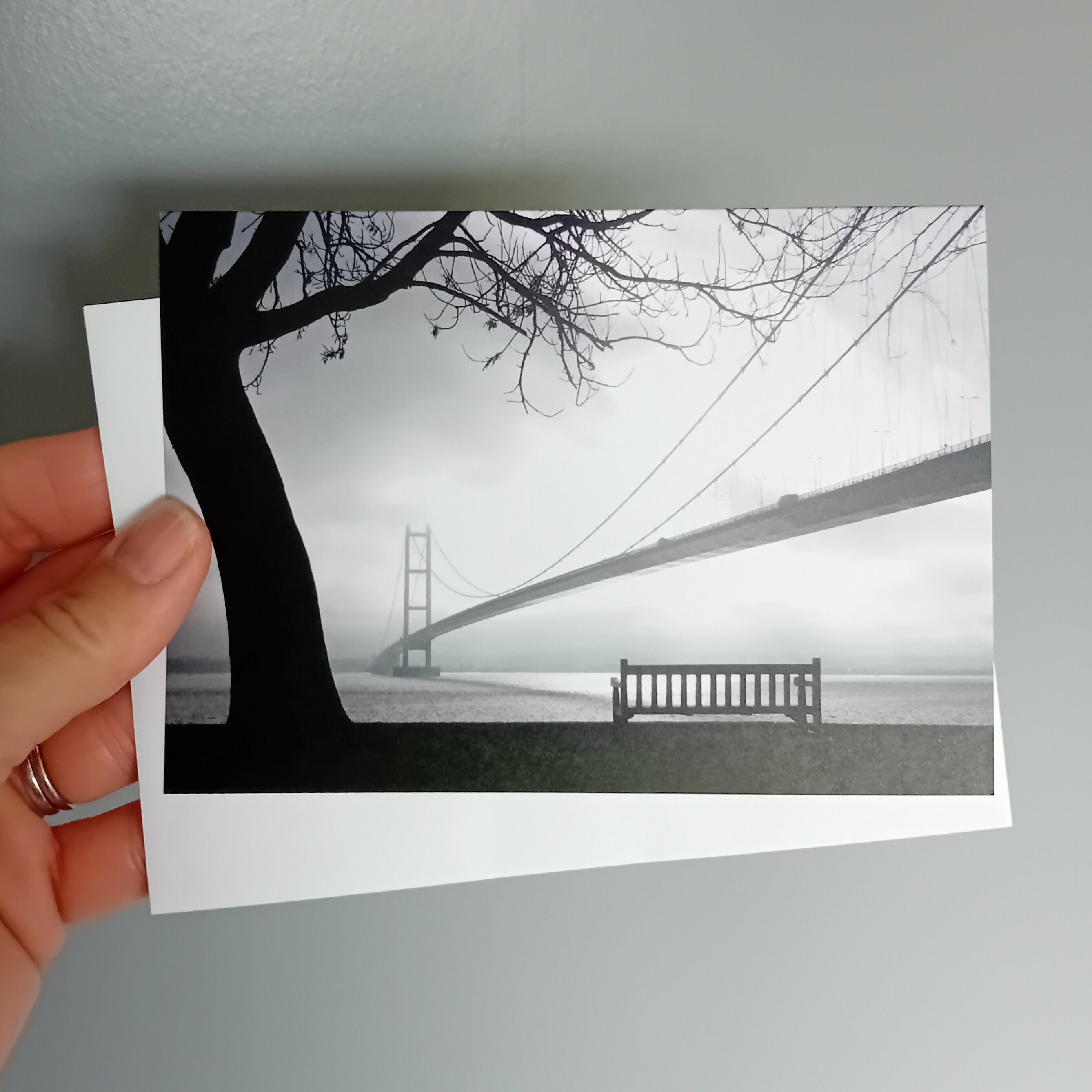Bridge and Bench - Card