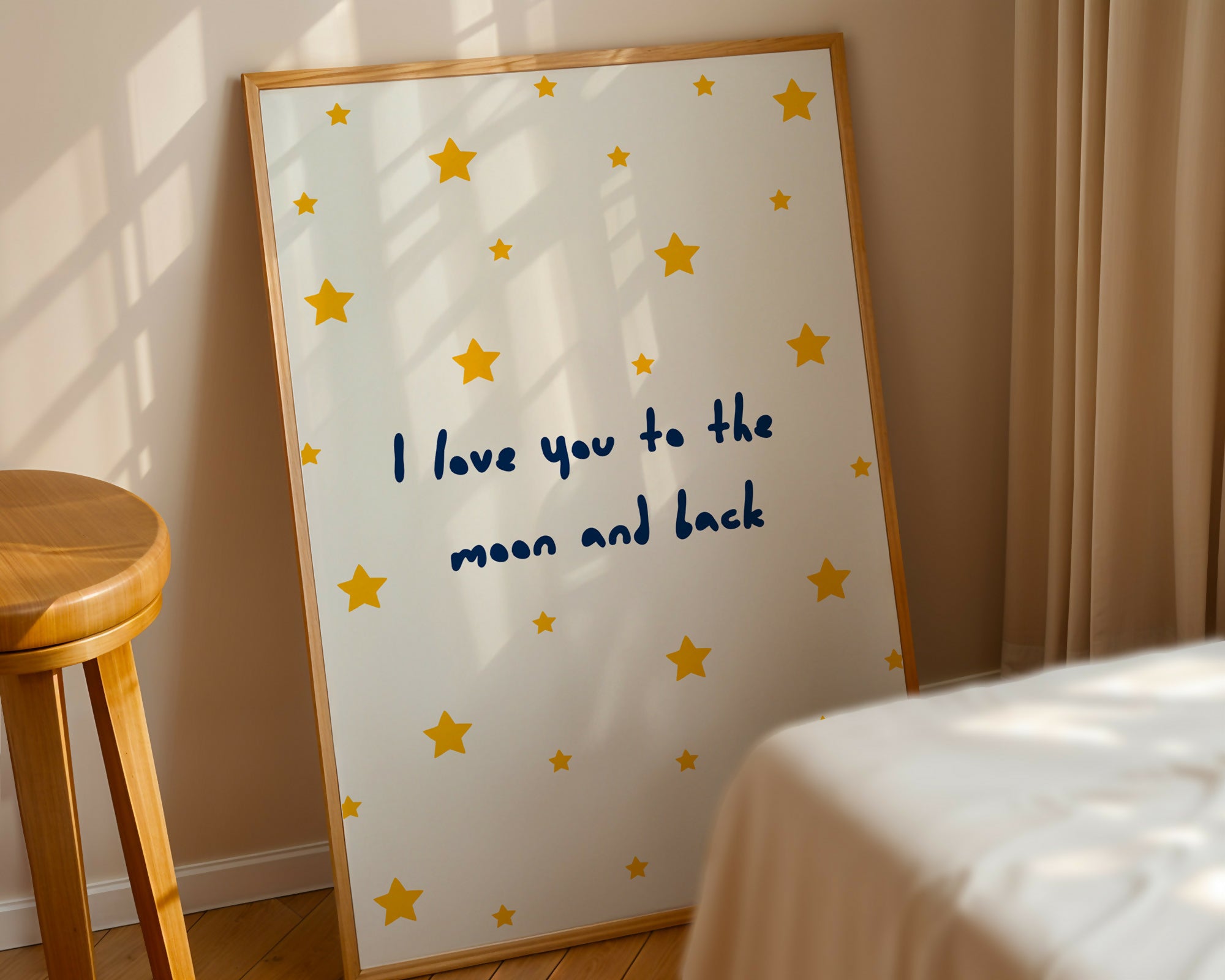 Love You To The Moon And Back Print