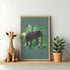 Elephant Jungle Print