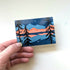 Forest Sunset Vinyl Sticker