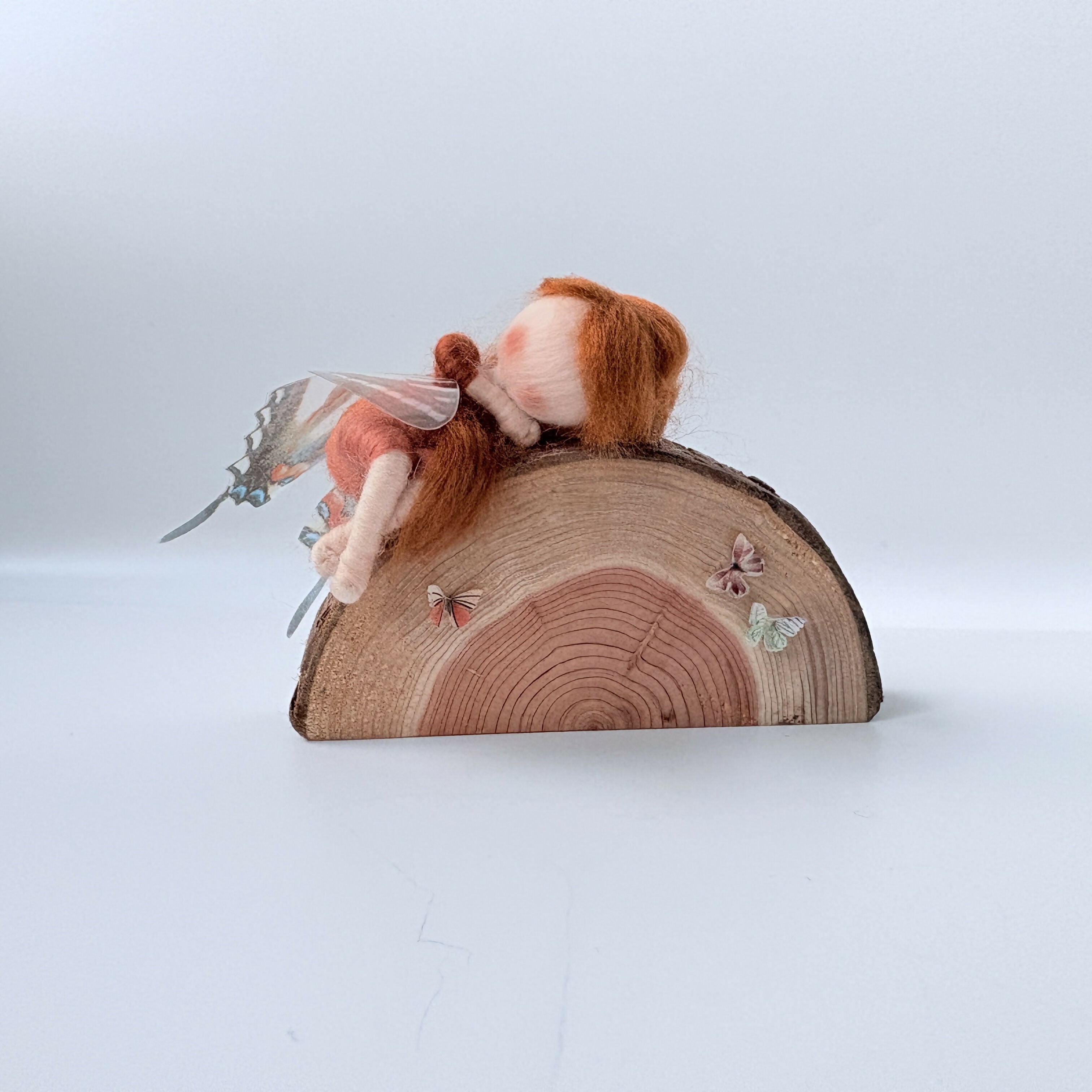 Shh…Fairies Sleep Here Felted Fairy