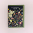 Wonderful Mum Black Pressed Flower Print Card