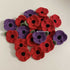 Crochet Poppy Pin