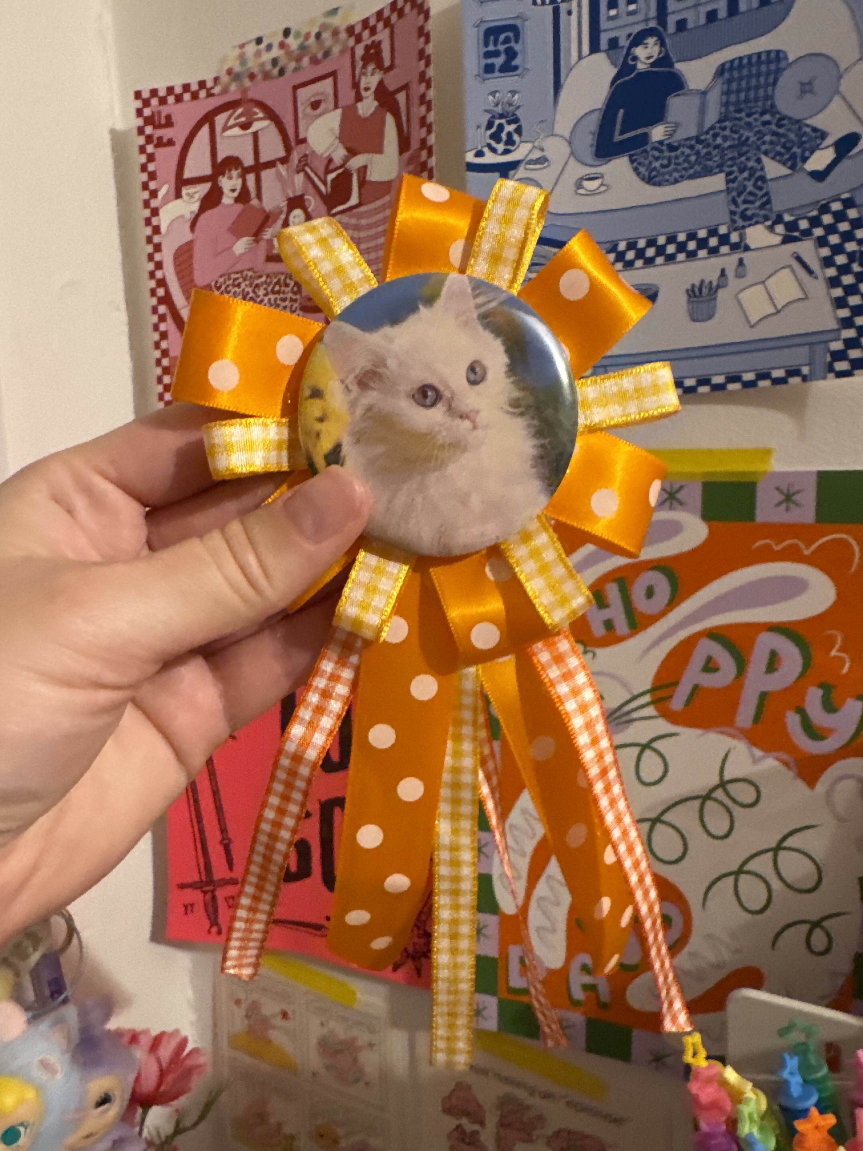 Rosette badge