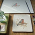 Bullfinch and Blossom Ceramic Tile Wall Art