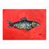 Orange Fish Art Print | Coastal Inspired Fish Illustration