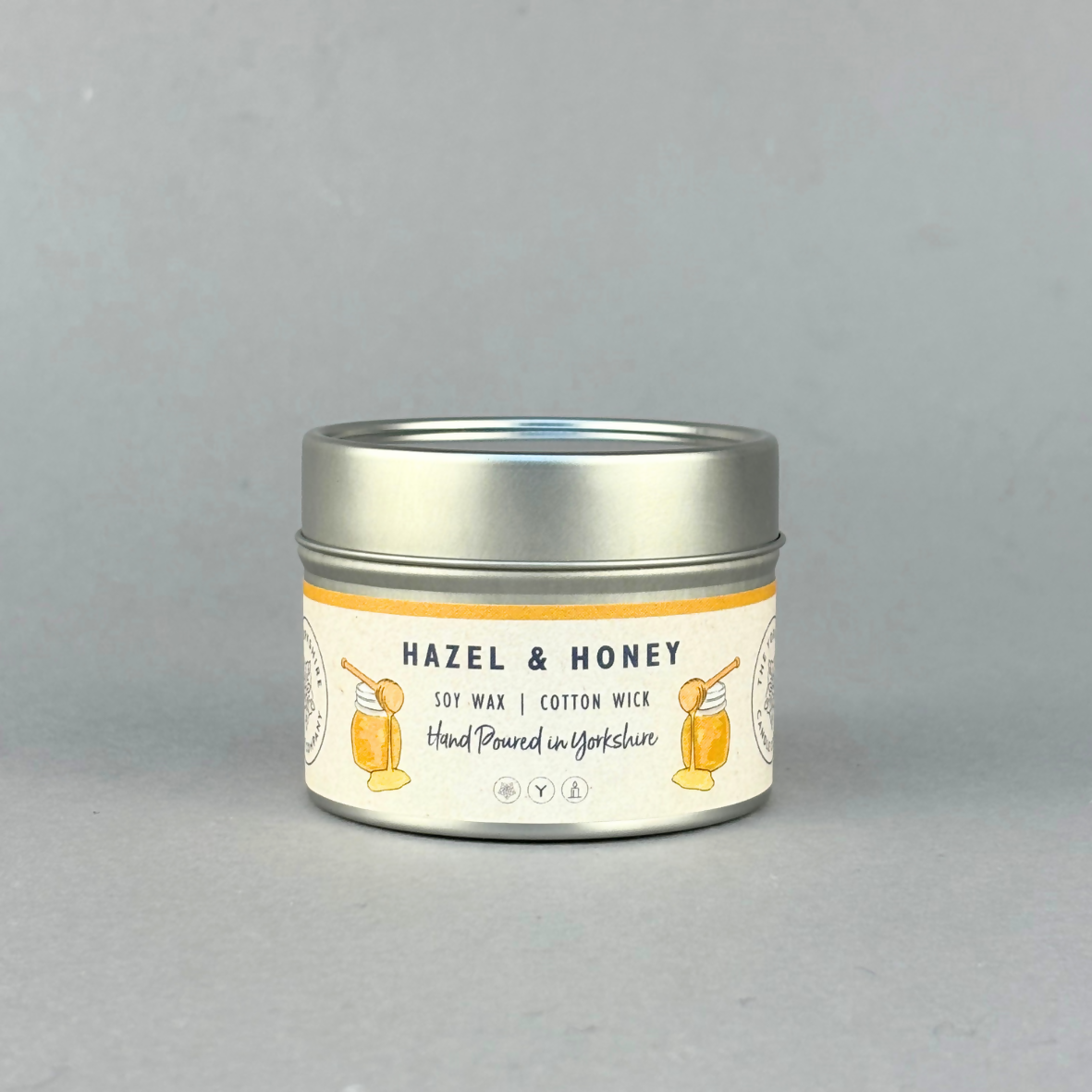 Hazel & Honey Small Tin Candle - 100ml