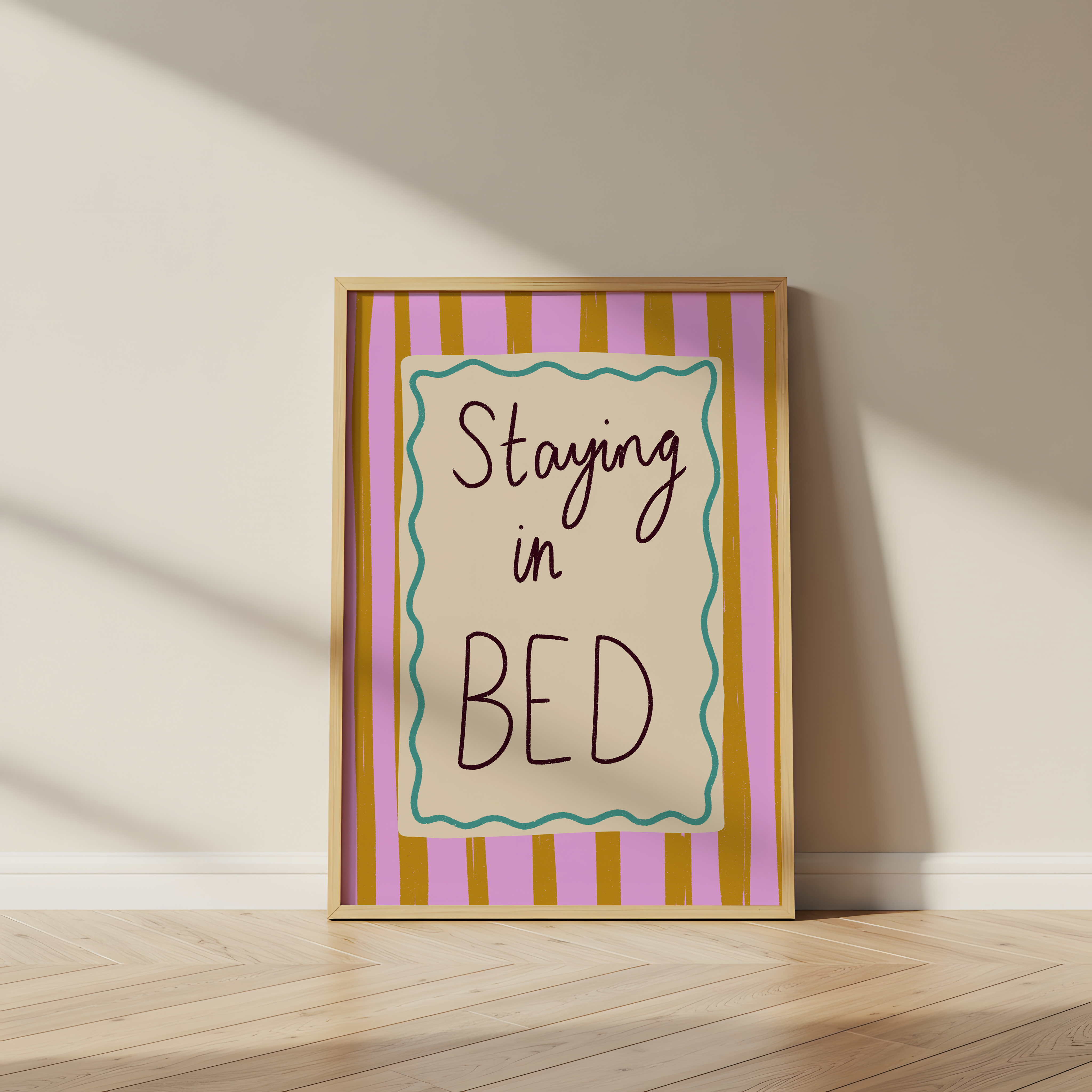 Staying In Bed Print