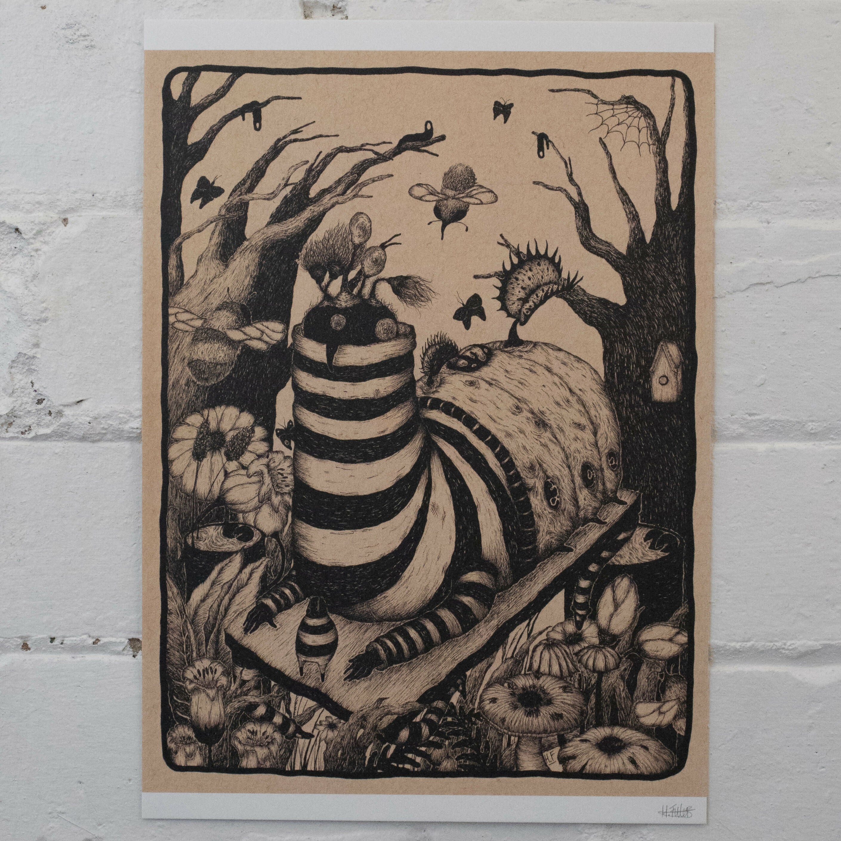 A4 Fantasy Creature Art Print