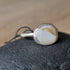 Beach Stone and Silver Ring SizeP