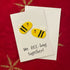 Crochet Handmade Greeting Card - We Beelong Together