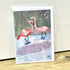 Flamingo Greetings Card