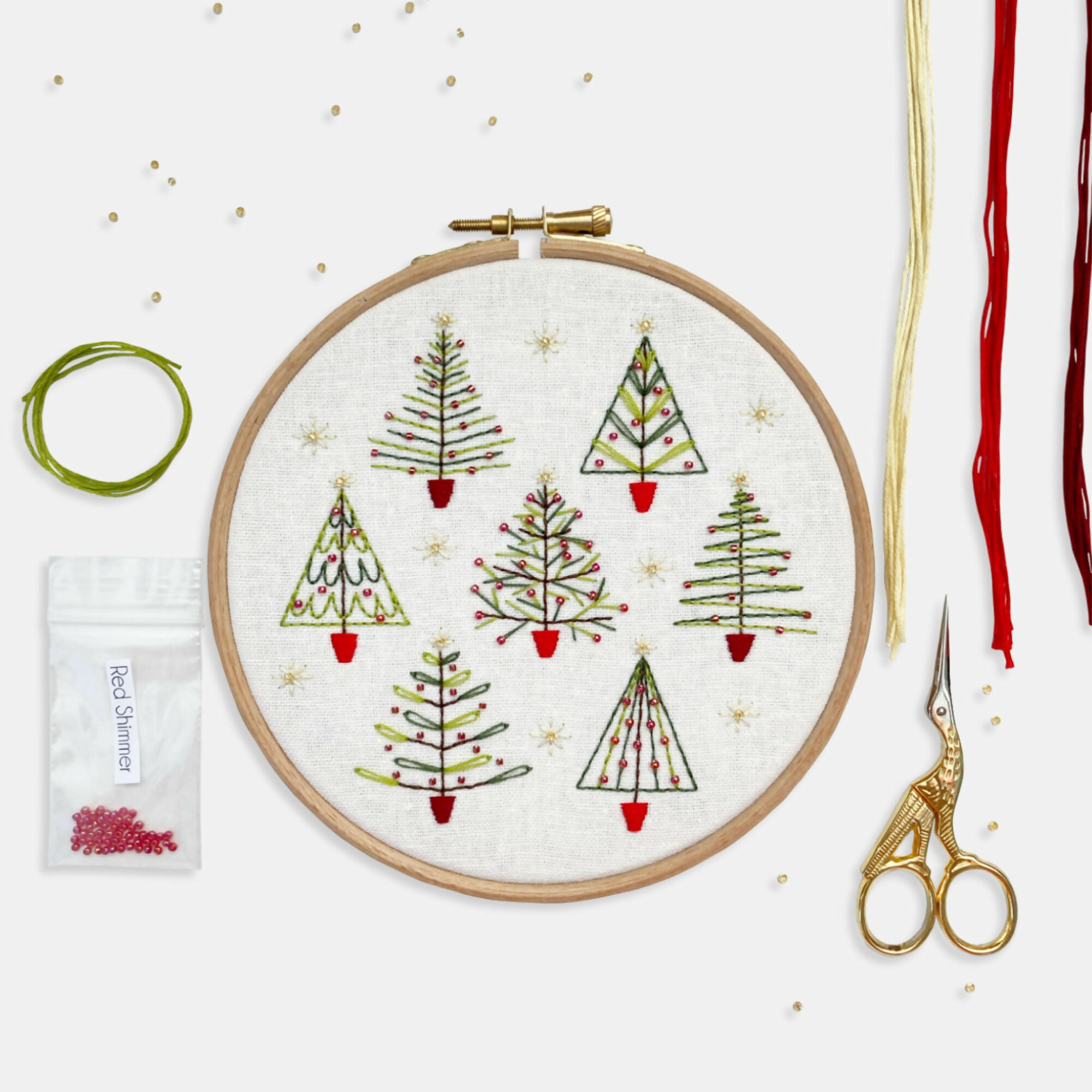 Christmas Tree Embroidery Kits