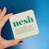 Nesh coaster blue