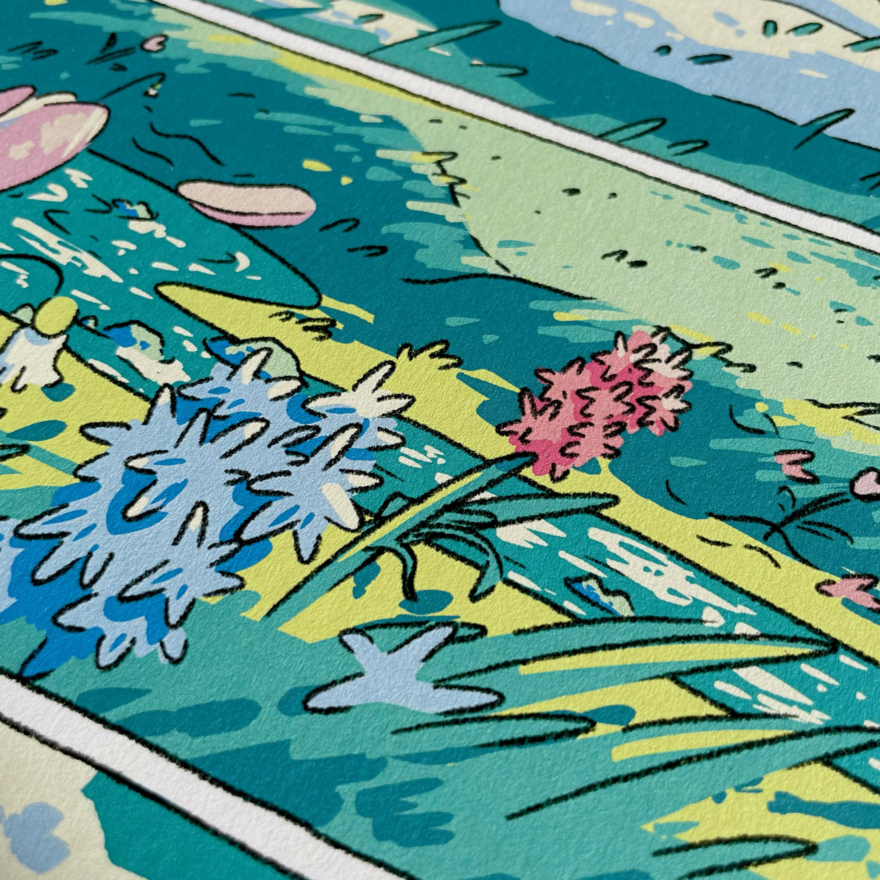 Spring is Springing A4 Print