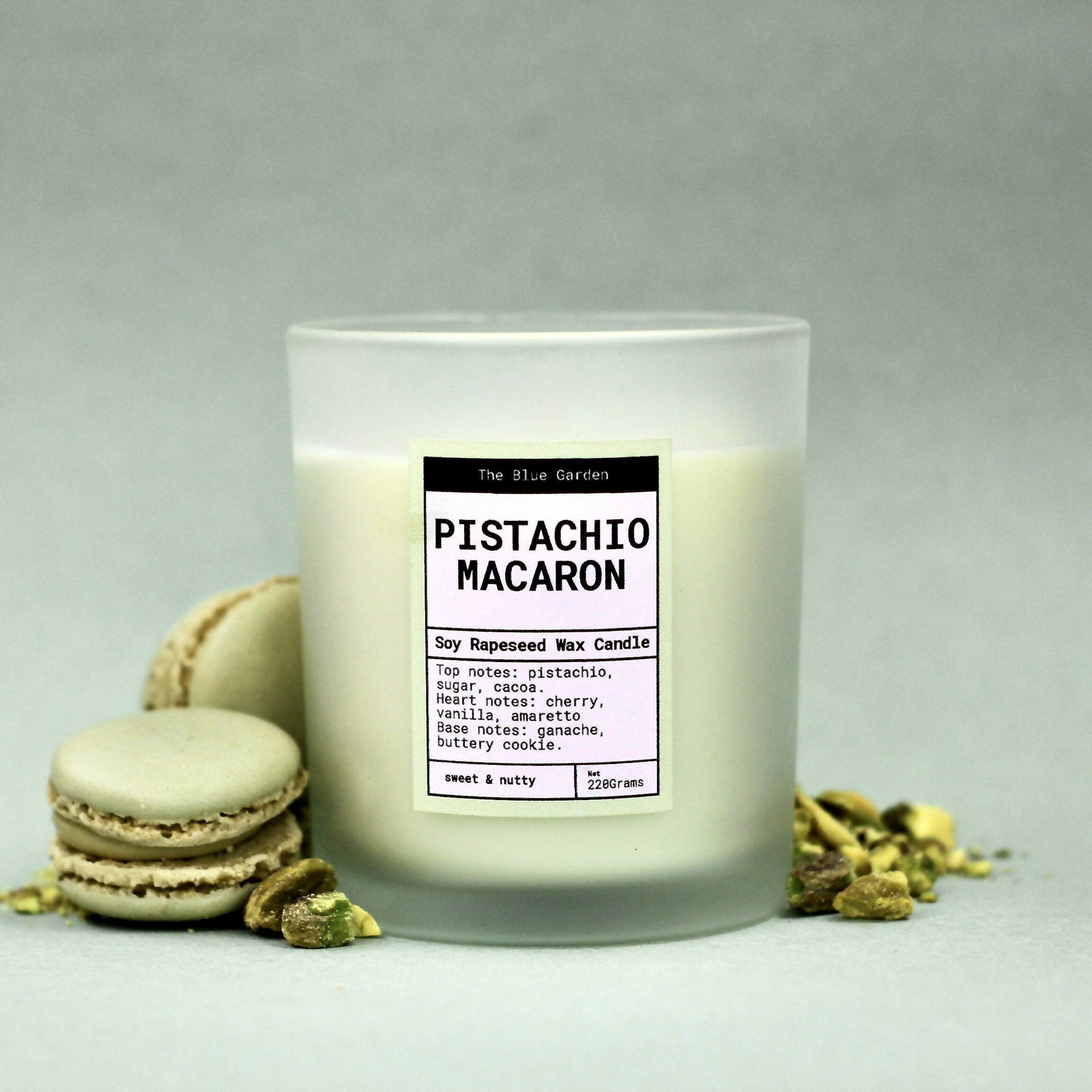 Pistachio Macaron | Natural Wax Scented Candle