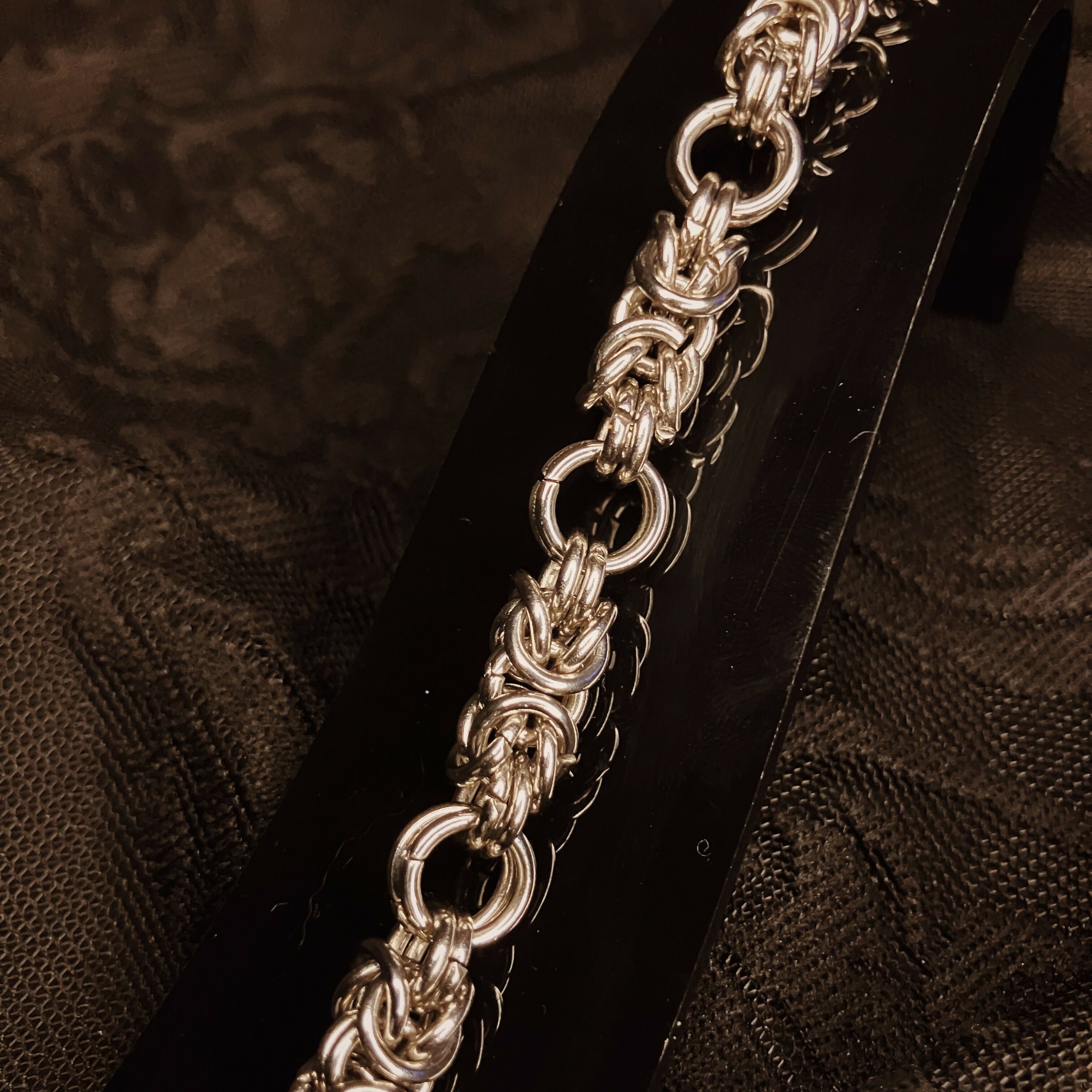 WHITBY BRACELET - STAINLESS STEEL CHAINMAIL