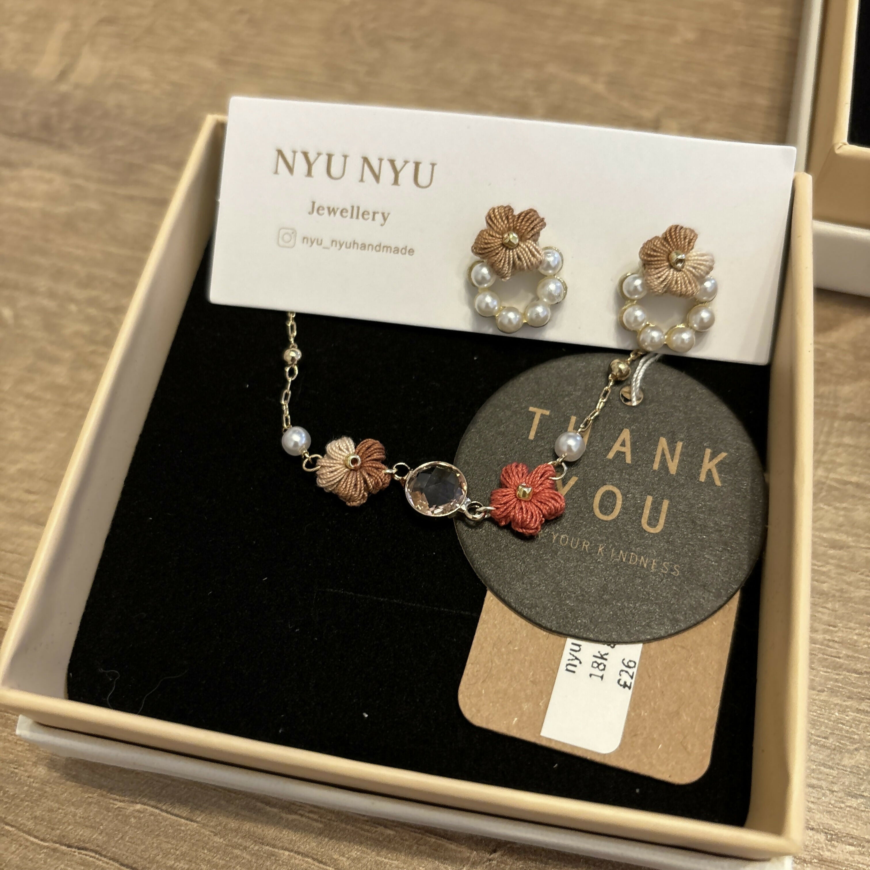 Micro Crochet Flower Jewellery Sets