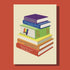 A6 LGBT Book Stack Greetings Card