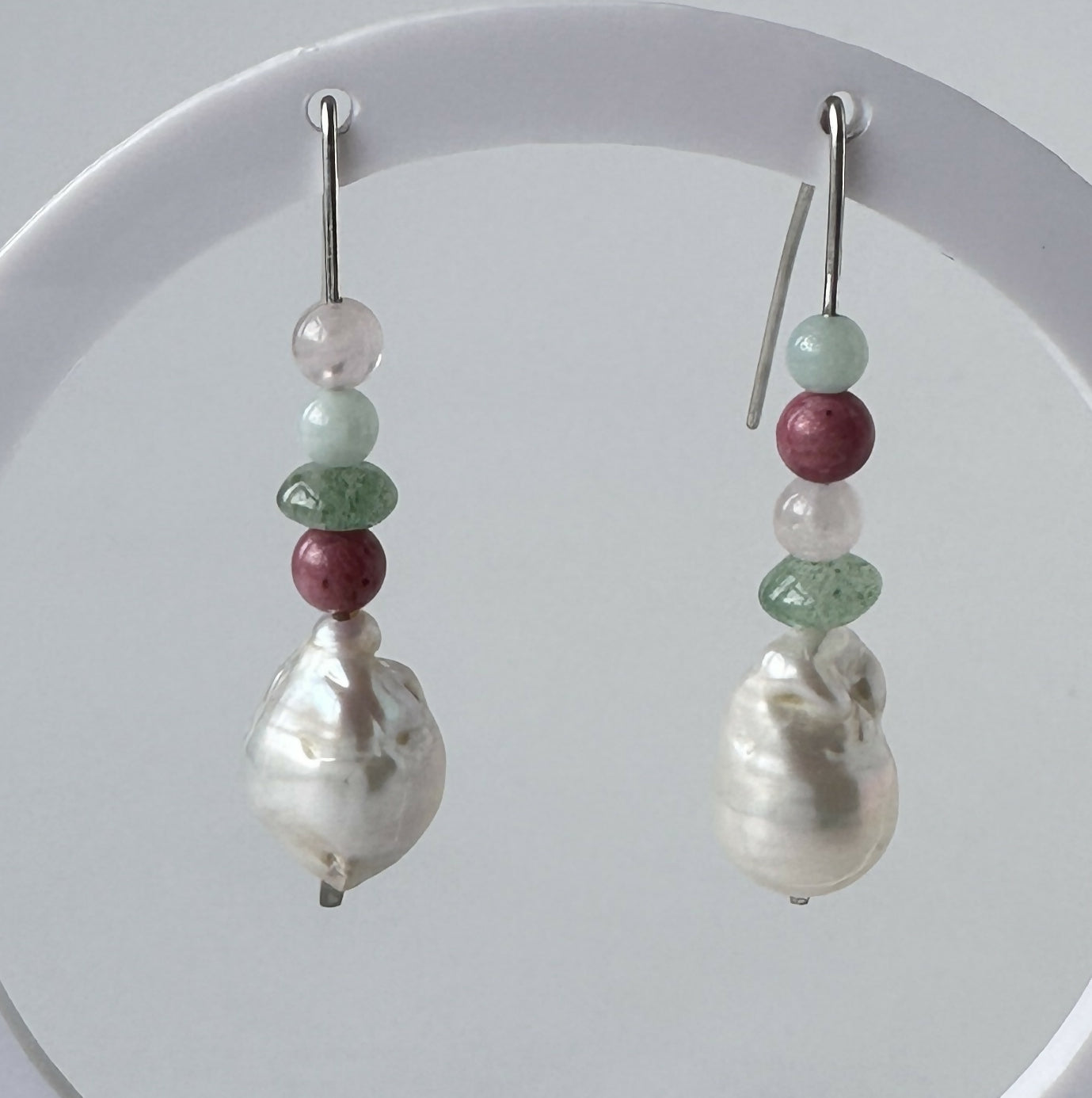 HARMONIOUS EARRINGS | STERLING SILVER & STONE EARRINGS FOR CONNECTION