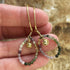 Handmade Gold Vermeil Mixed Tourmaline Earrings