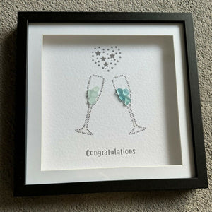 Congratulations Sea Glass Champagne - Square Medium