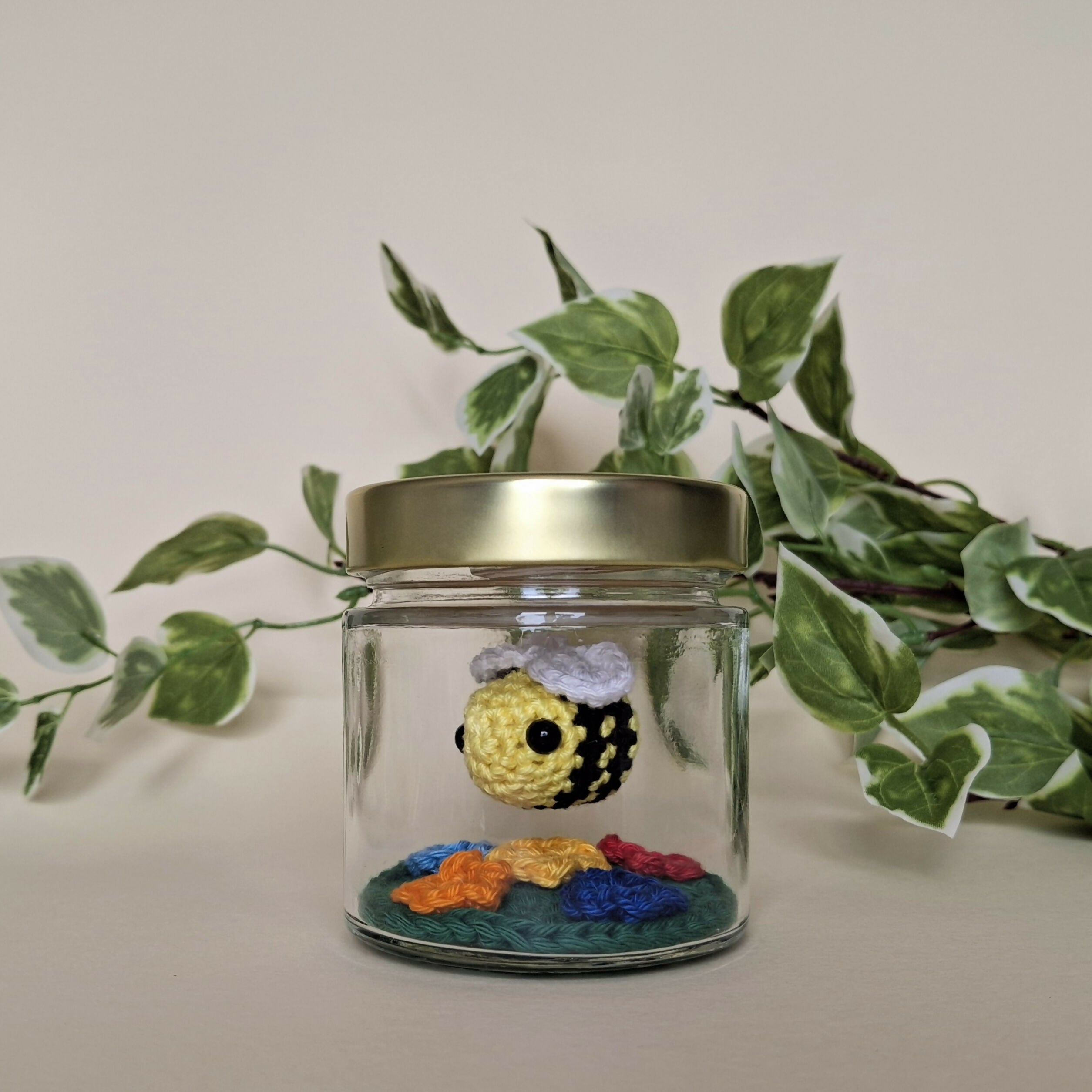 Bee Jar Dark Green 3 Painty Paws 2025