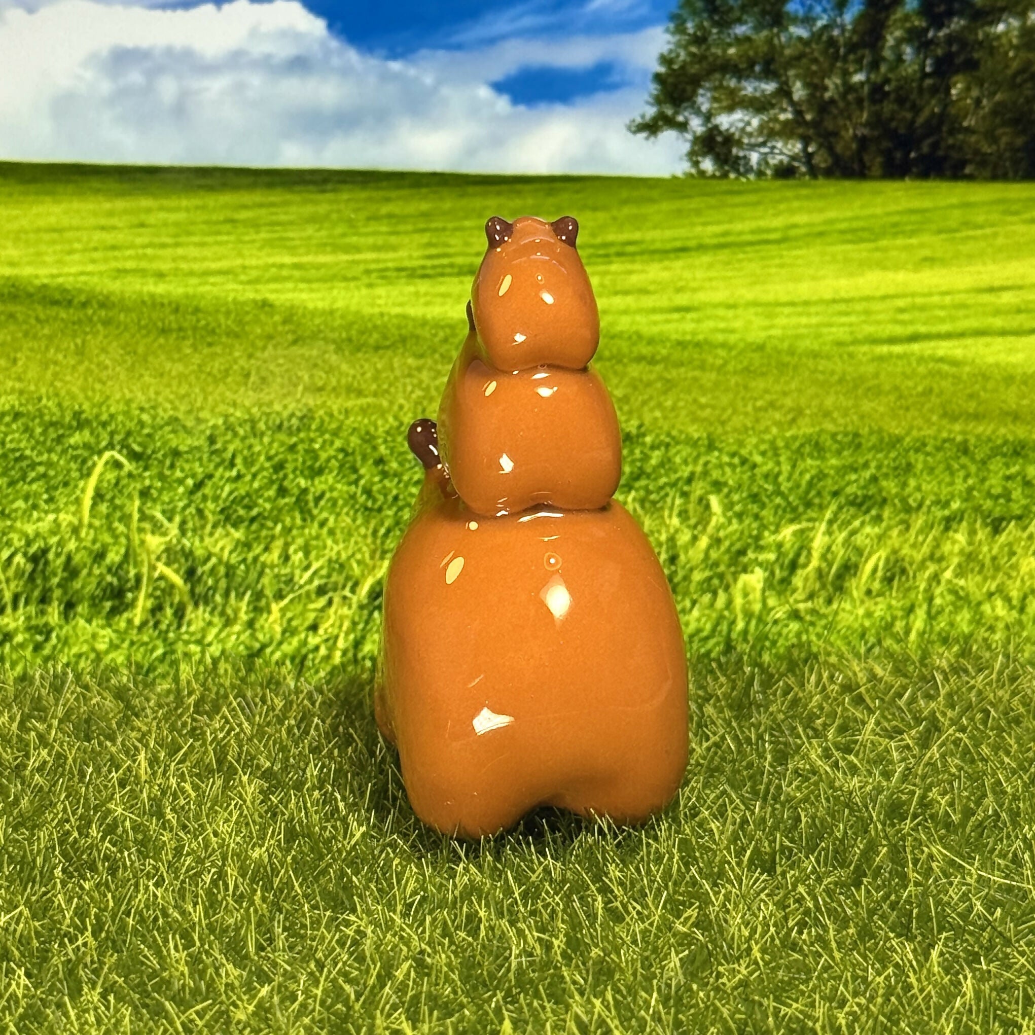 Capybara Triple Stack Figure
