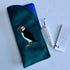 Original Design Embroidered Slip In Glasses Case