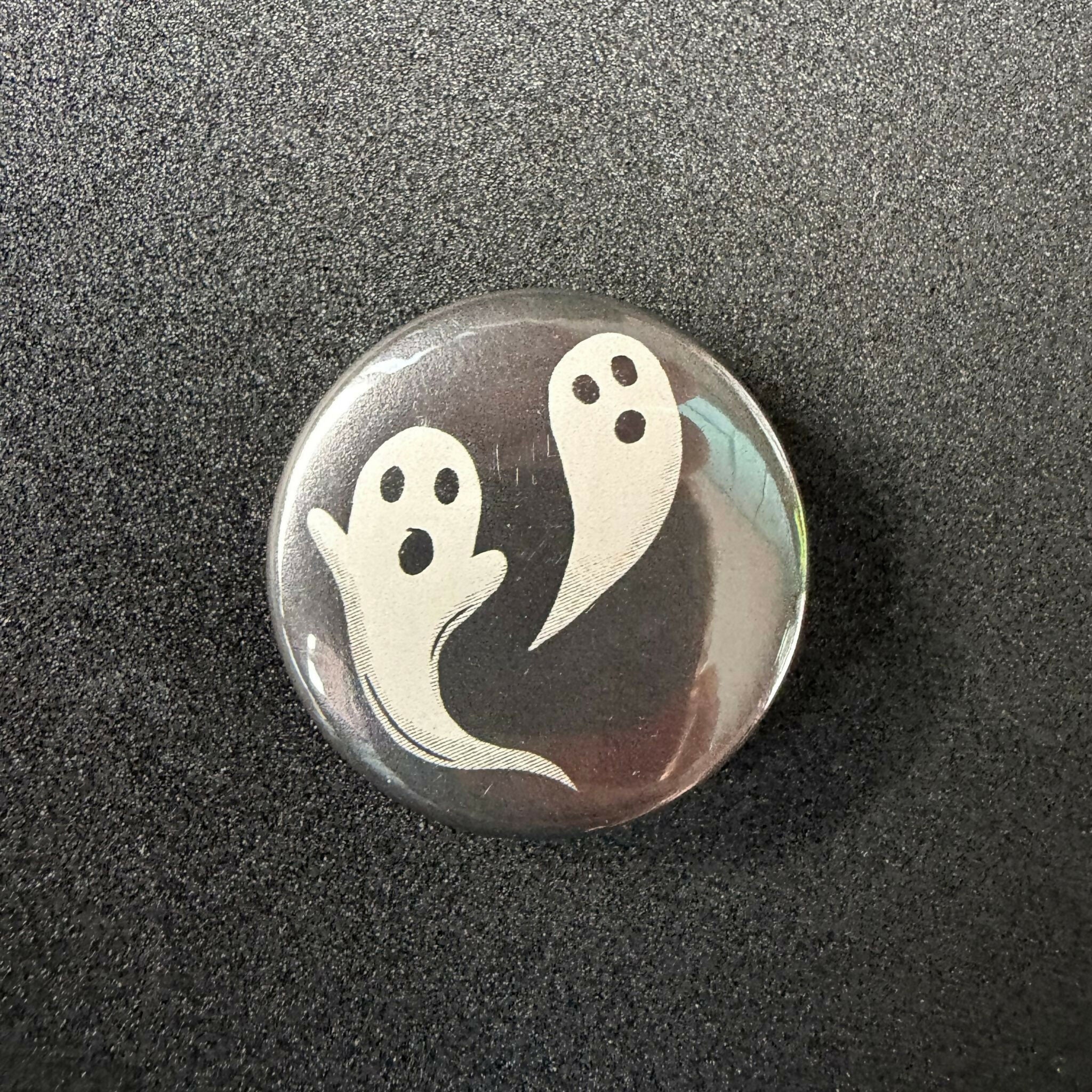 Ghosties! Halloween Button Badge