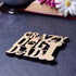 "Crazy Dog Dad" Laser Cut Wooden Coaster
