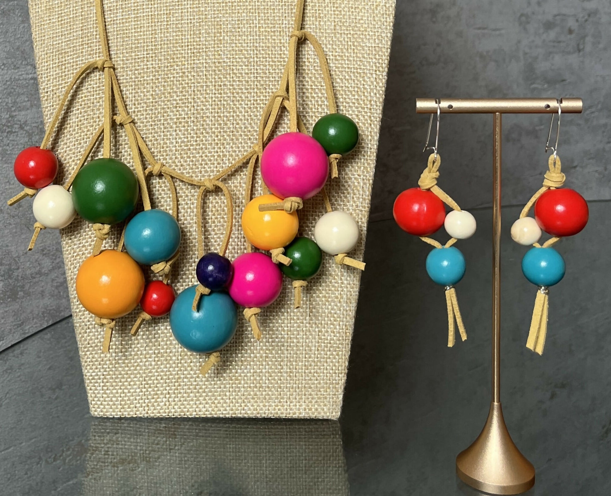 Colour Pop Necklace & Earrings Set