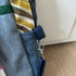 Unique Large Laptop Bag Case Made From Upcycled Jeans With Adjustable strap