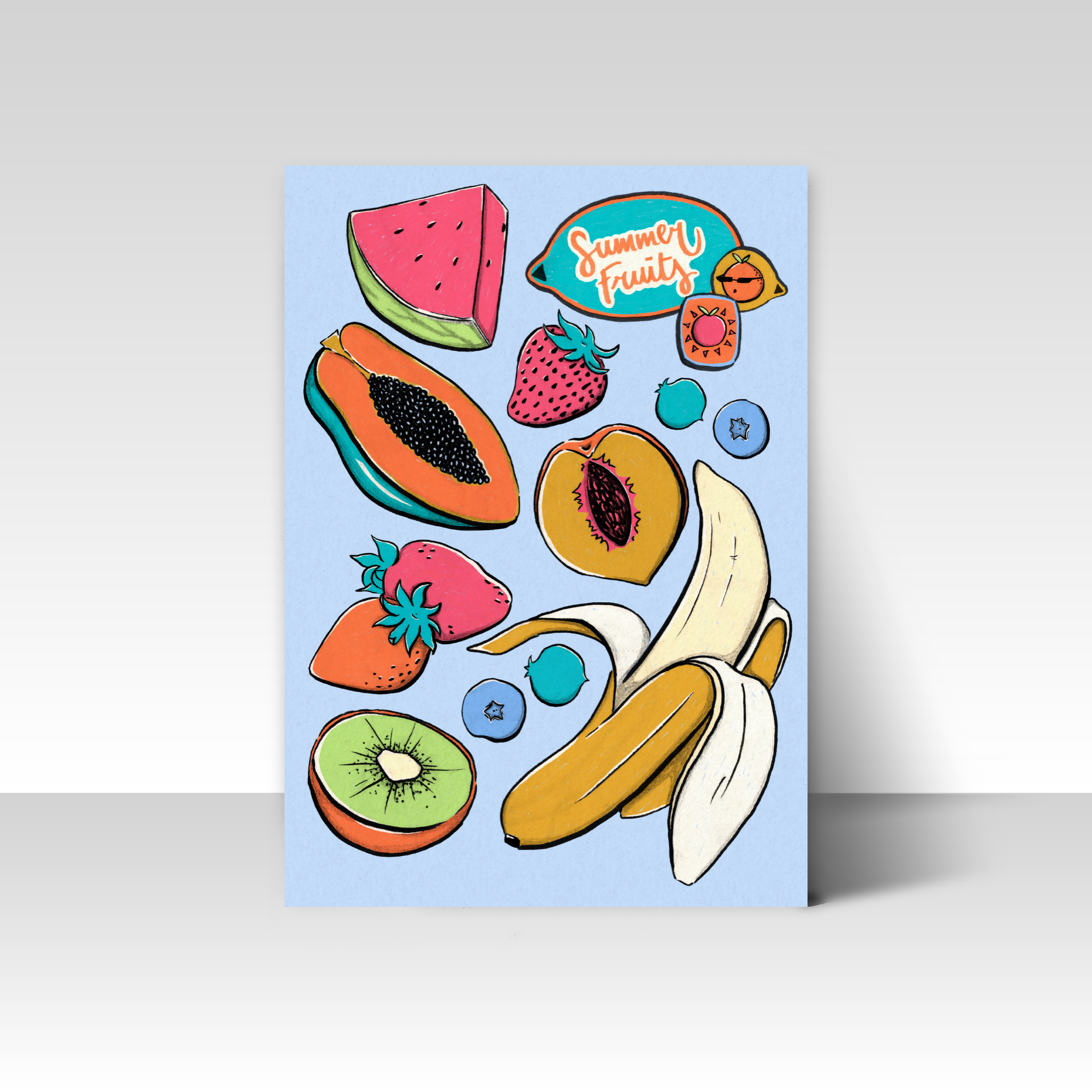 Summer Fruits Print