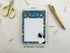 Calico Cat A6 Floral Notepad