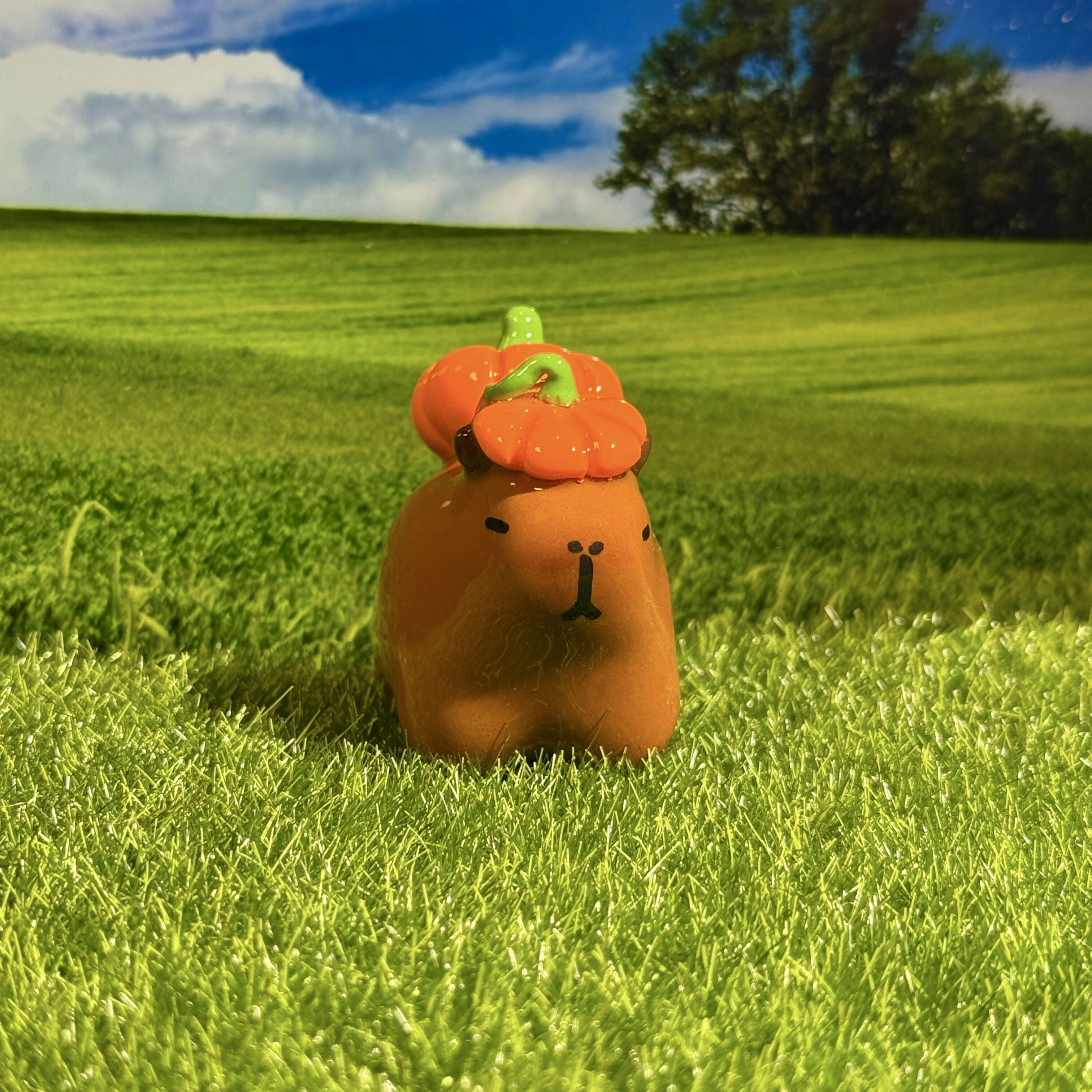 Halloween Pumpkin Capybara