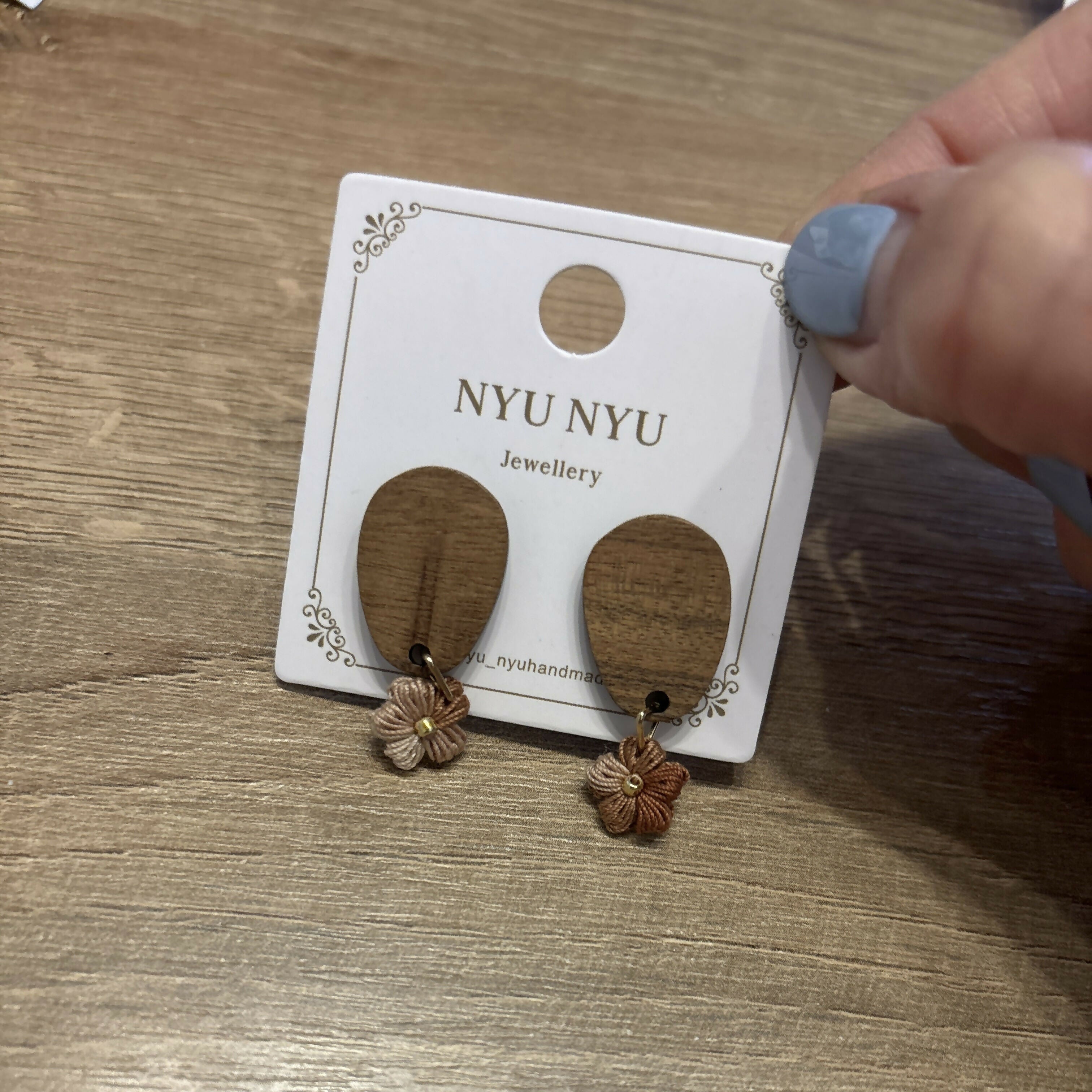 Micro Crochet Flower Earrings