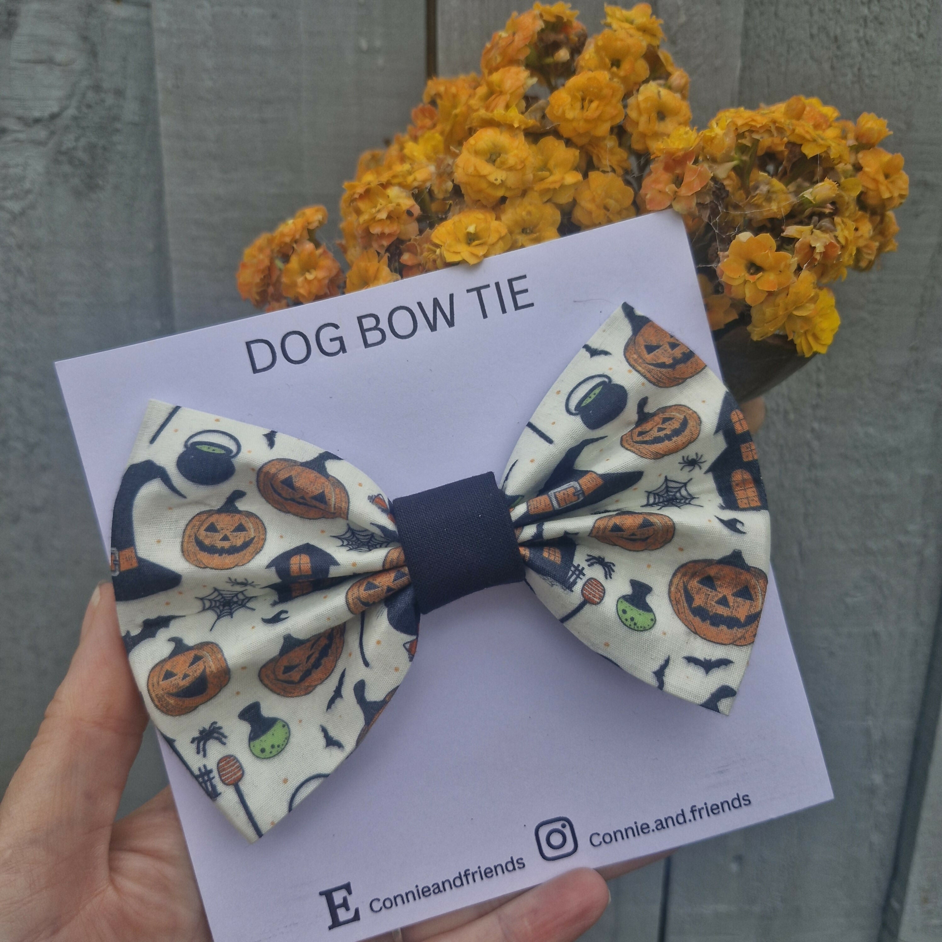 Halloween Dog Bow Tie.