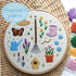 Preprinted Embroidery Pattern For Beginners - Flower Garden