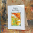 Abstract Sparkle 70th Birthday Card in Yellow