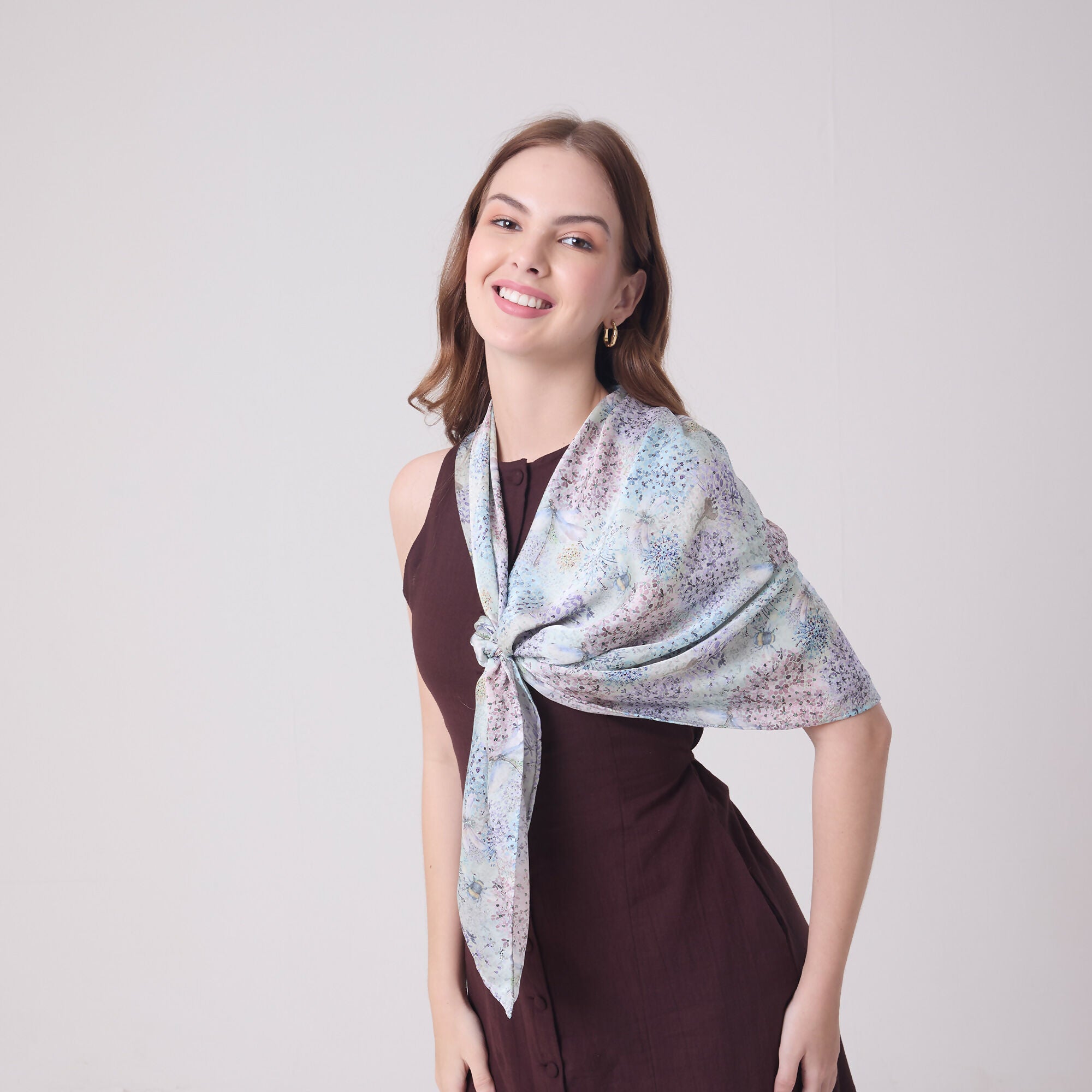 Large Square Silk Scarf - Various Designs