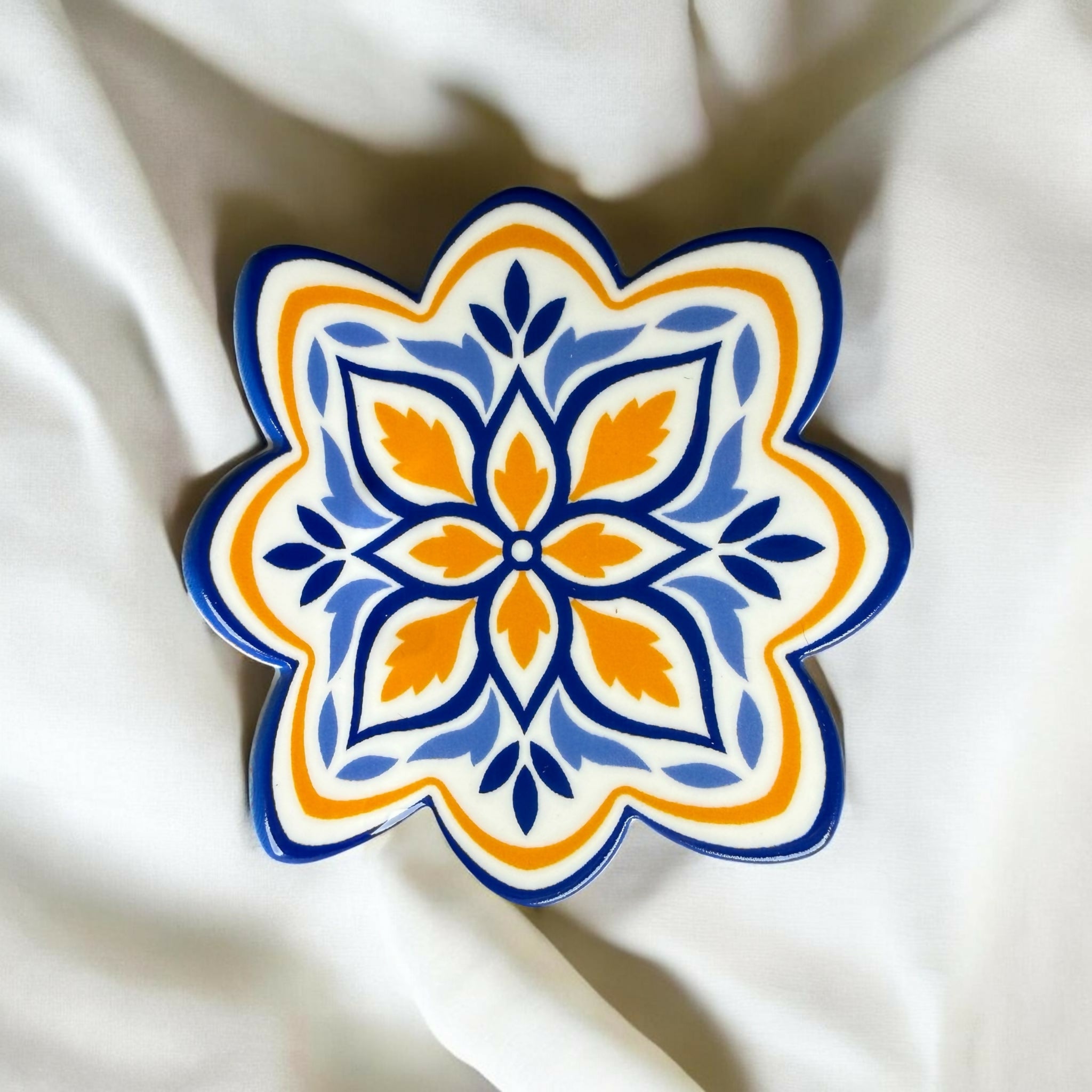 Mediterranean Tile Hair Clip / Claw