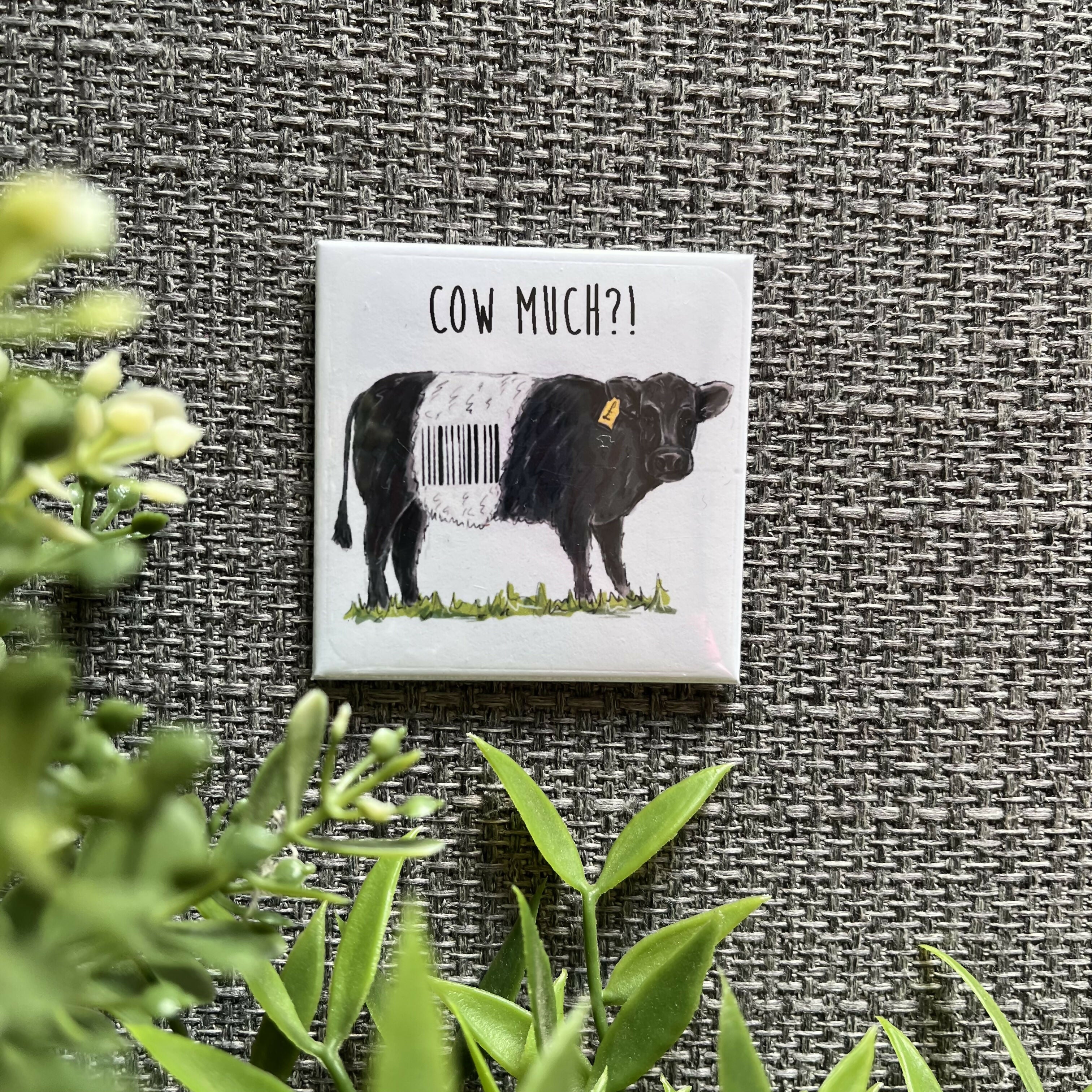Cow Much?! Yorkshire Magnet