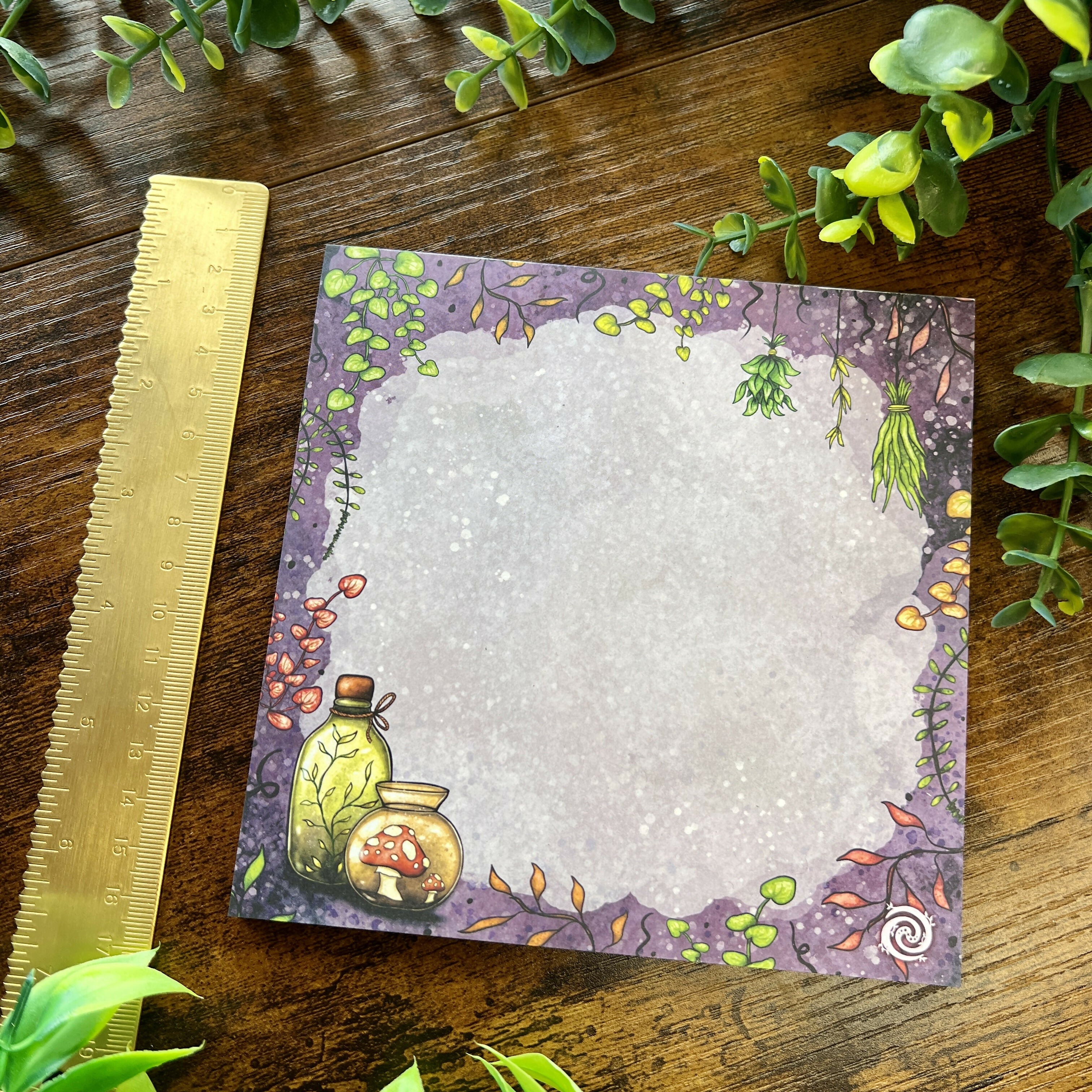 Apothecary Notepad Large – Witchy & Eco-Friendly | Art & Soul