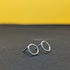 Sterling Silver Tiny Open Circle Stud Earring